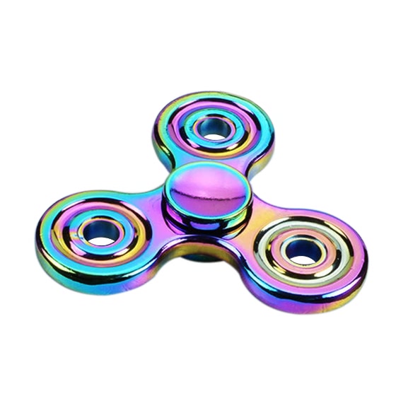 EDC Spinner Tri Bar Fidget Toy With Caps